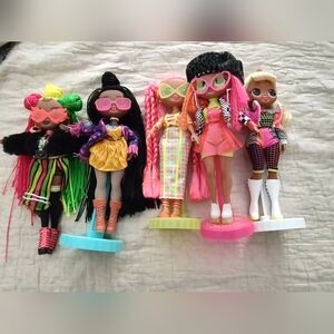 LOL Surprise OMG Dolls Lot Of 5